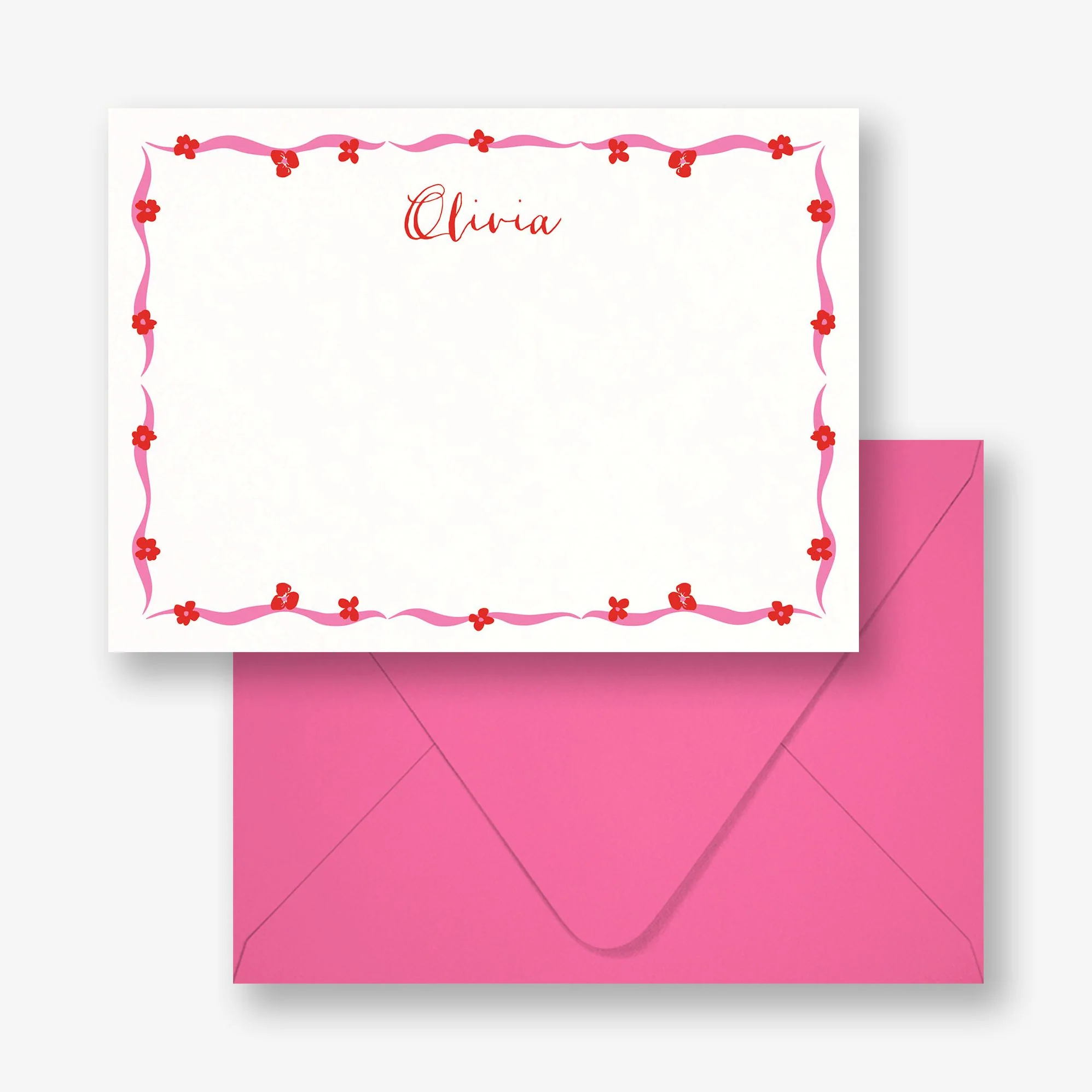 Floral Brushstroke Stationery - Image 2