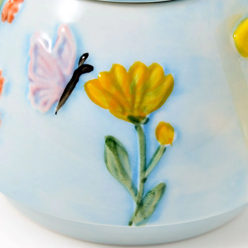 Floral Butterfly Teapot For One - Image 6