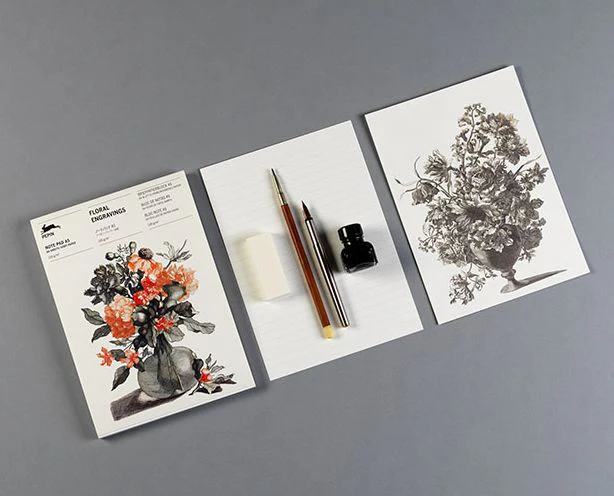 Floral Engravings - A5 Pad - Image 2