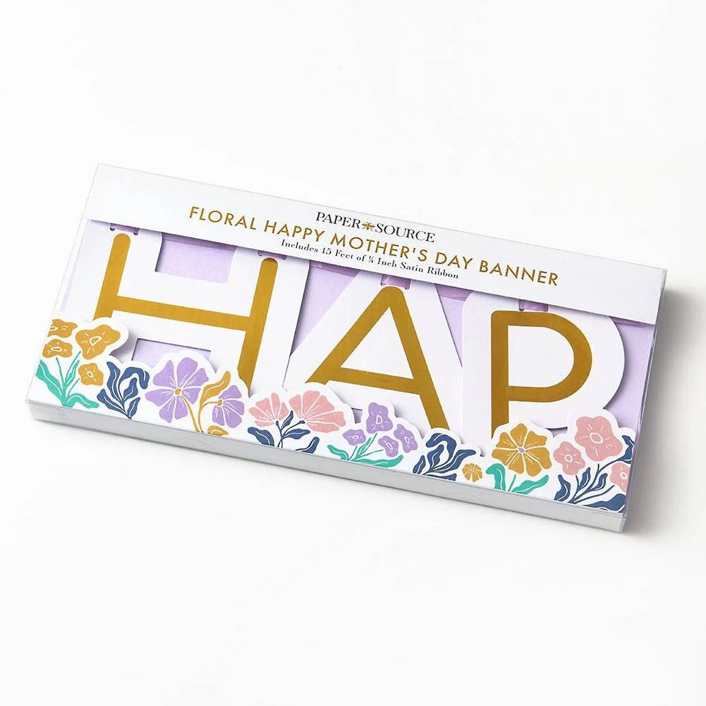 Floral Happy Mother's Day Banner - Image 3