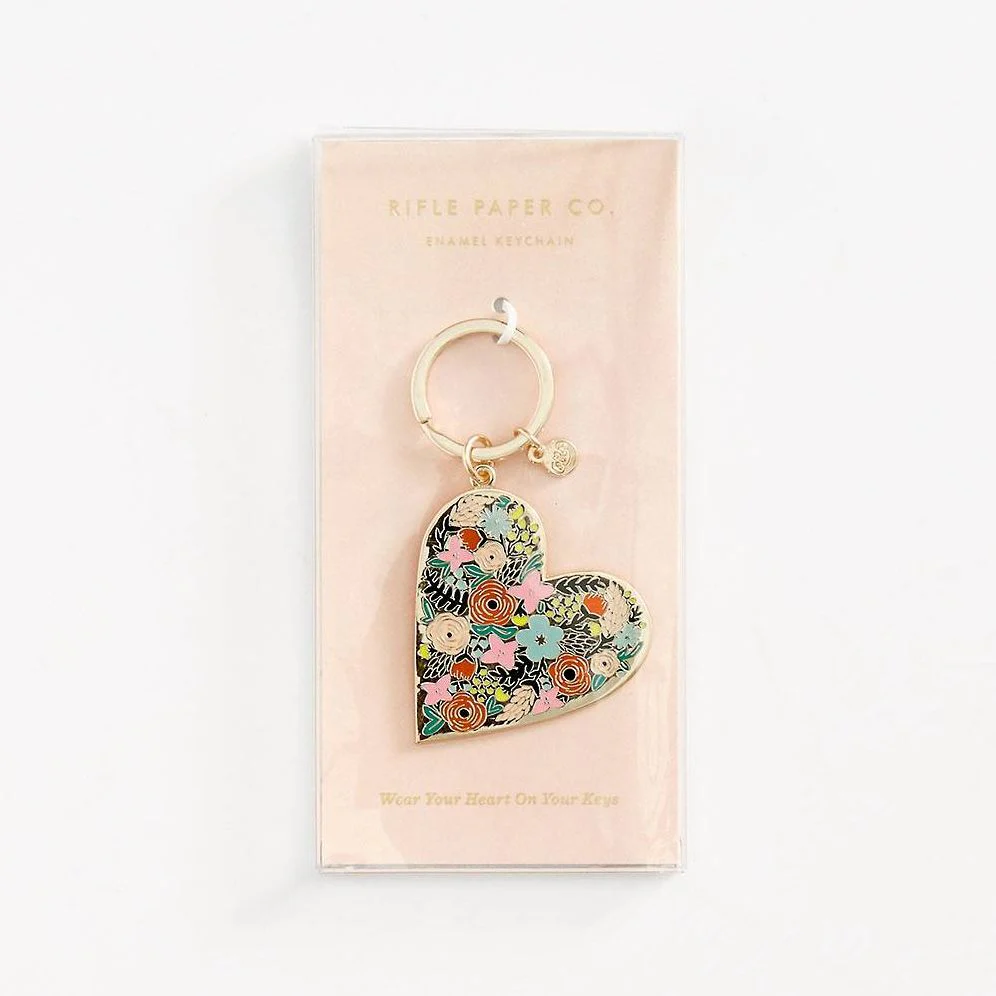 Floral Heart Keychain - Image 2