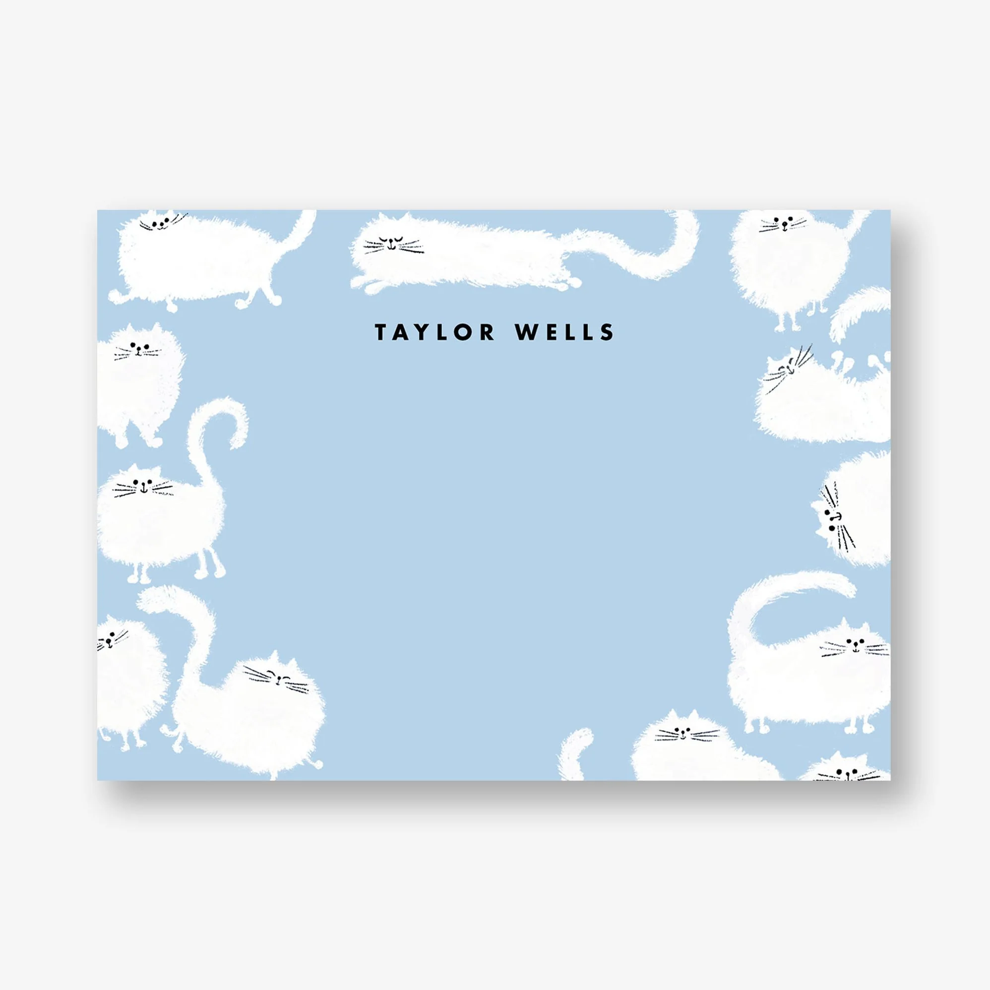 Fluffy Cat Stationery
