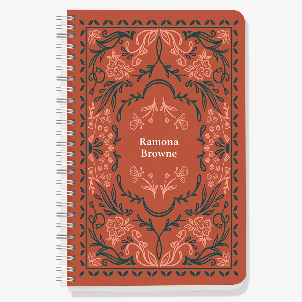 Folk Floral Custom Journal - Image 2