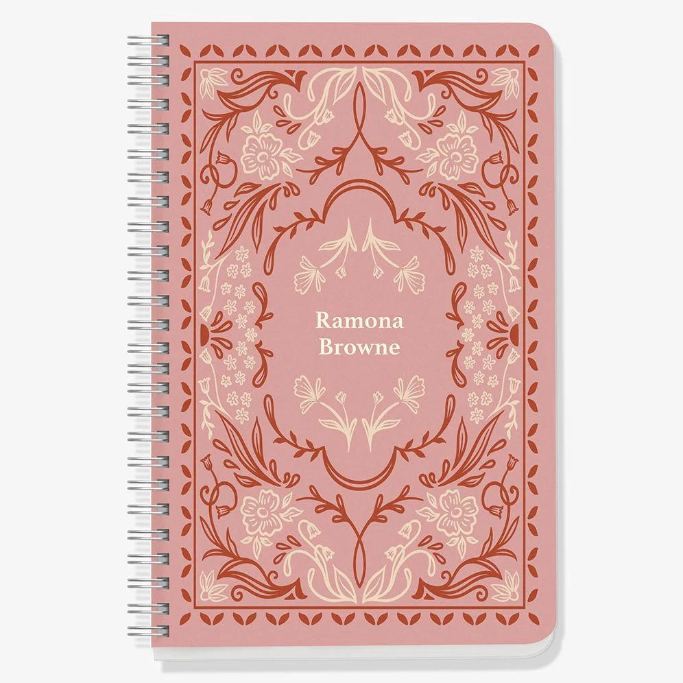 Folk Floral Custom Journal - Image 3