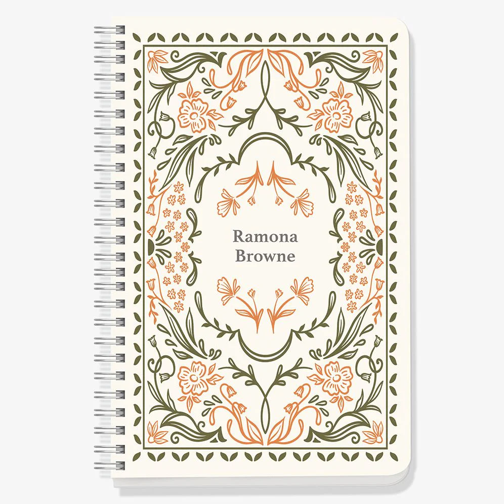 Folk Floral Custom Journal - Image 5