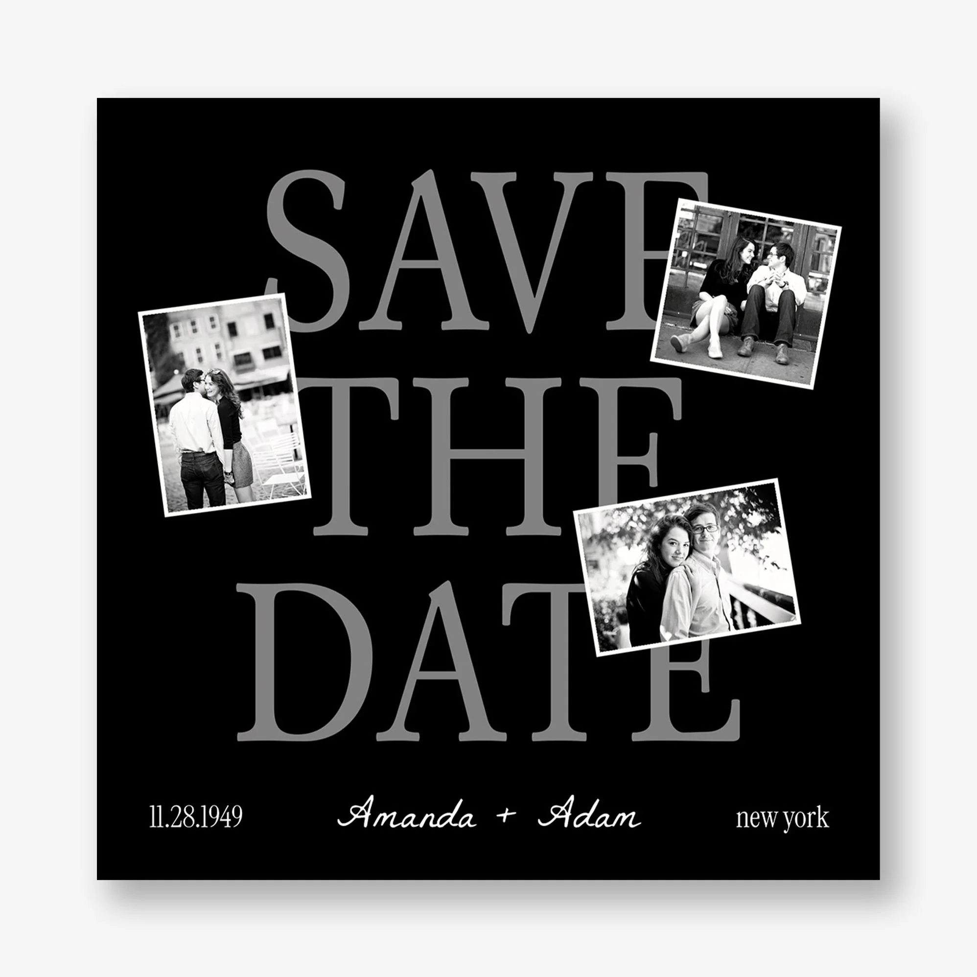 For the Scrapbook Photo Save the Date