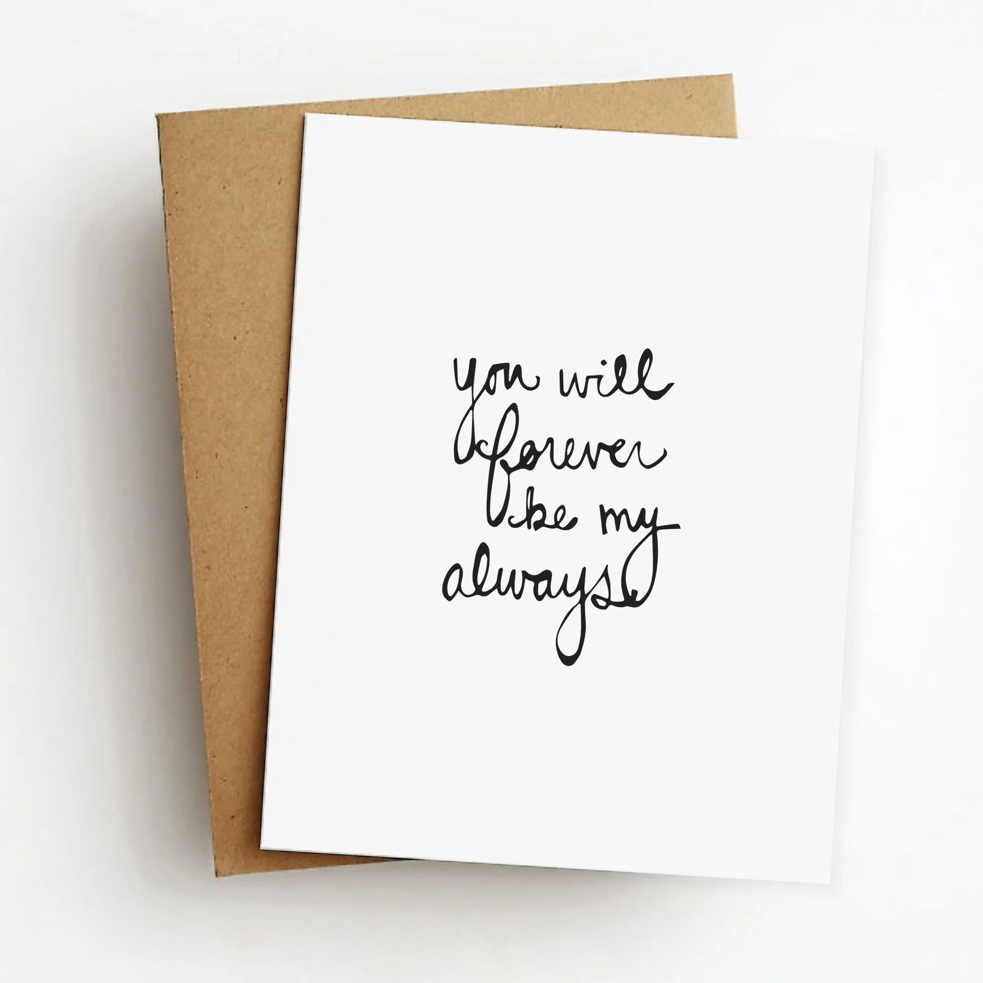Forever Always Love Card