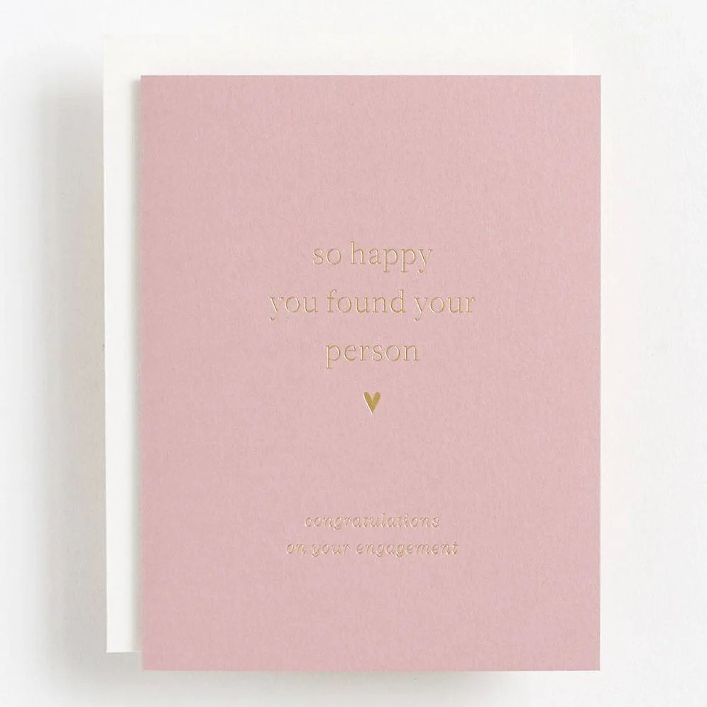 Found Your Person Engagement Card