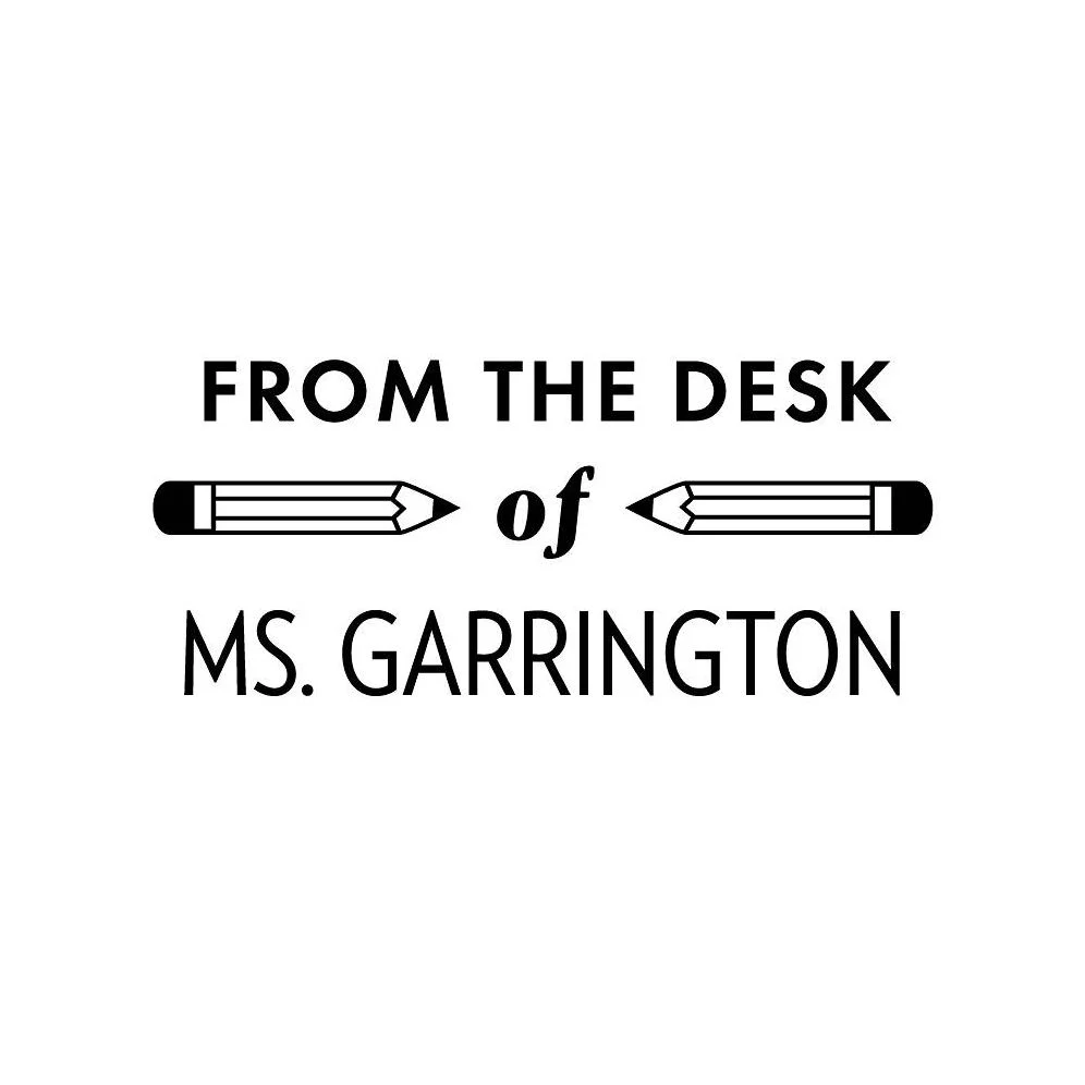 From the Desk of Pencil Custom Stamp and Stamp Tool