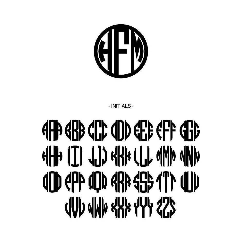 Frosted Green Laser Cut Monogram Coasters - Image 2