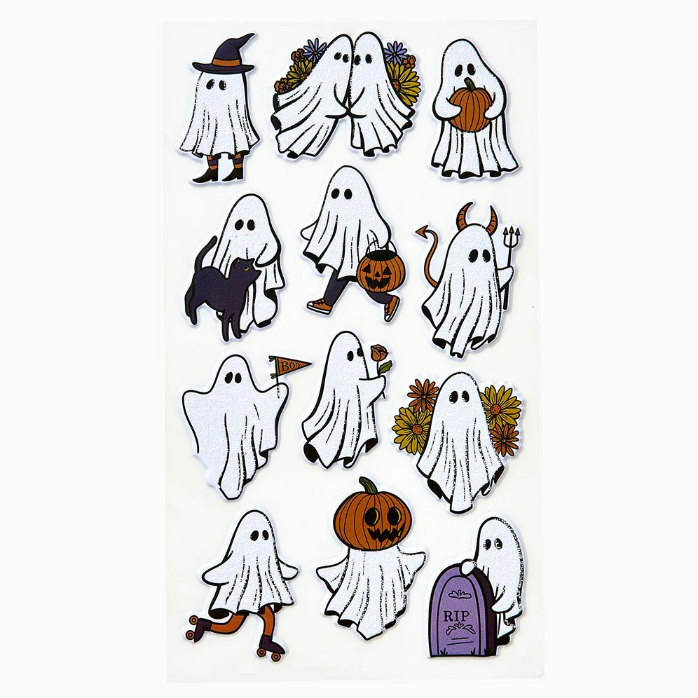 Fun Ghost Sticker Sheet - Image 2