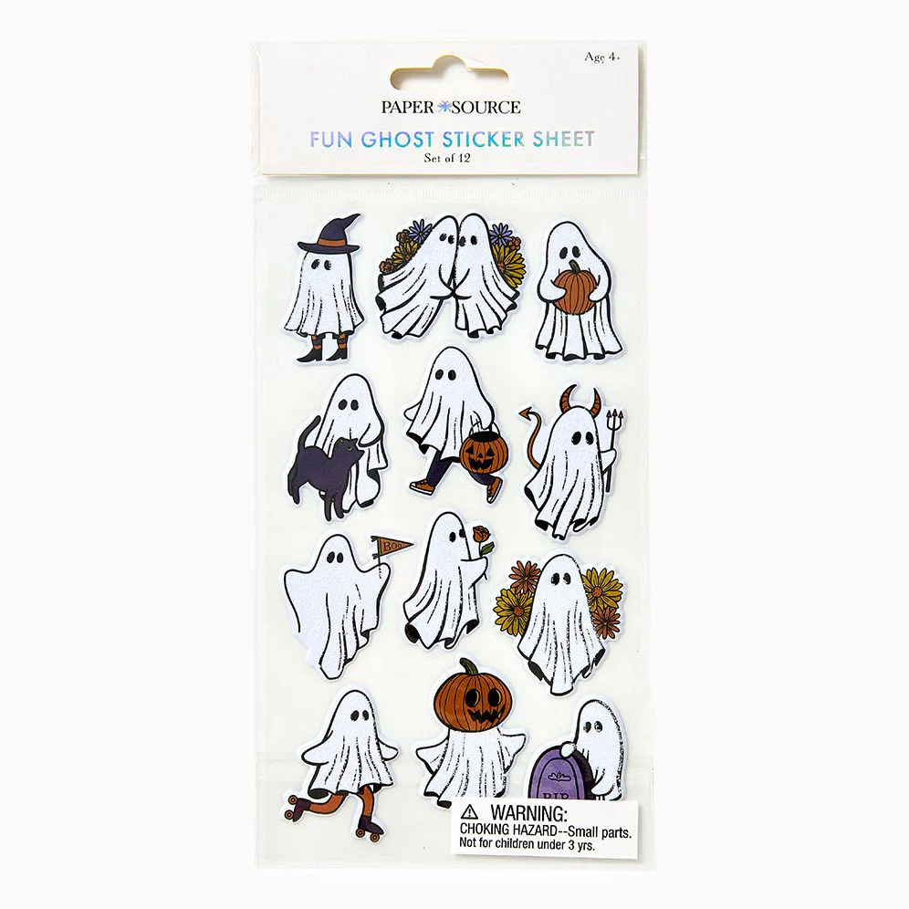 Fun Ghost Sticker Sheet - Image 3