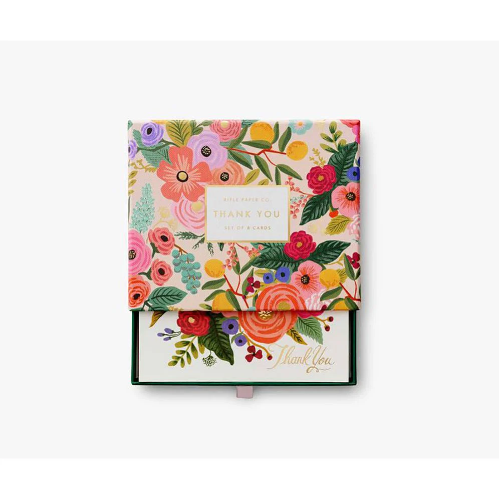 Garden Party Thank You Keepsake Card Box - Image 2