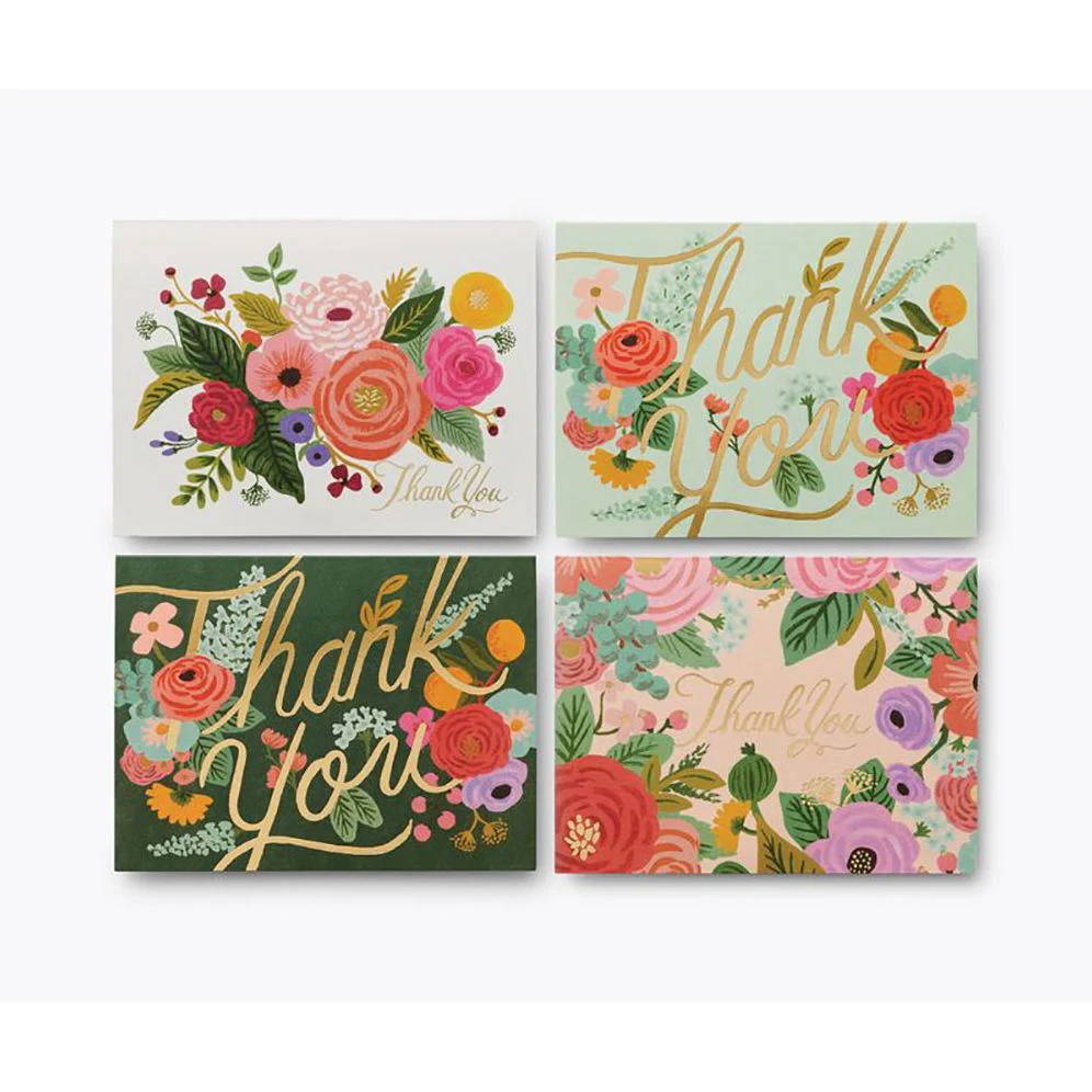 Garden Party Thank You Keepsake Card Box - Image 3
