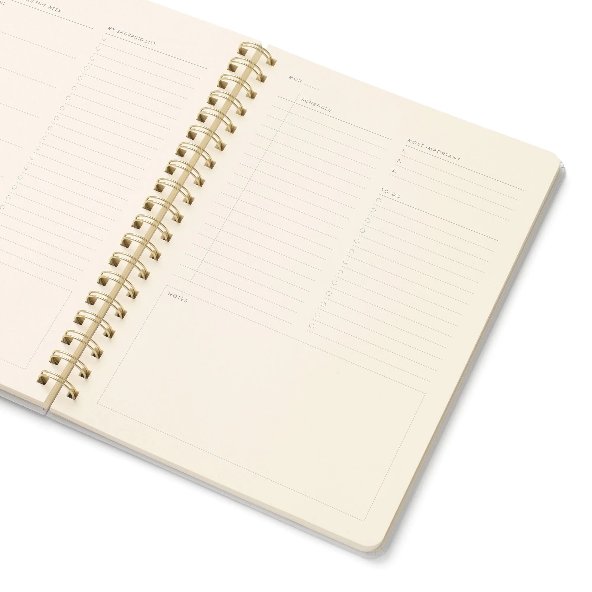 Garden Table B5 Hardcover Spiral Recipe Journal - Image 5