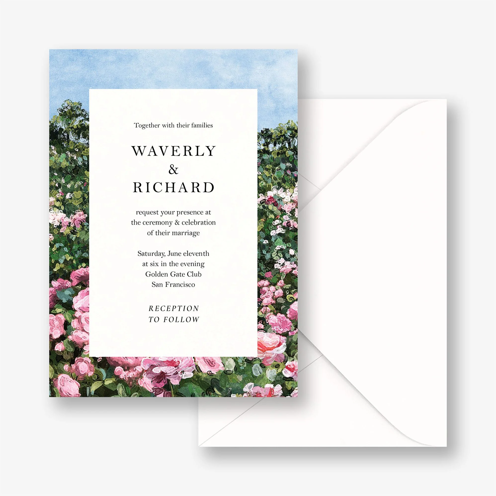 Garden Whimsy Wedding Invitation - Image 2