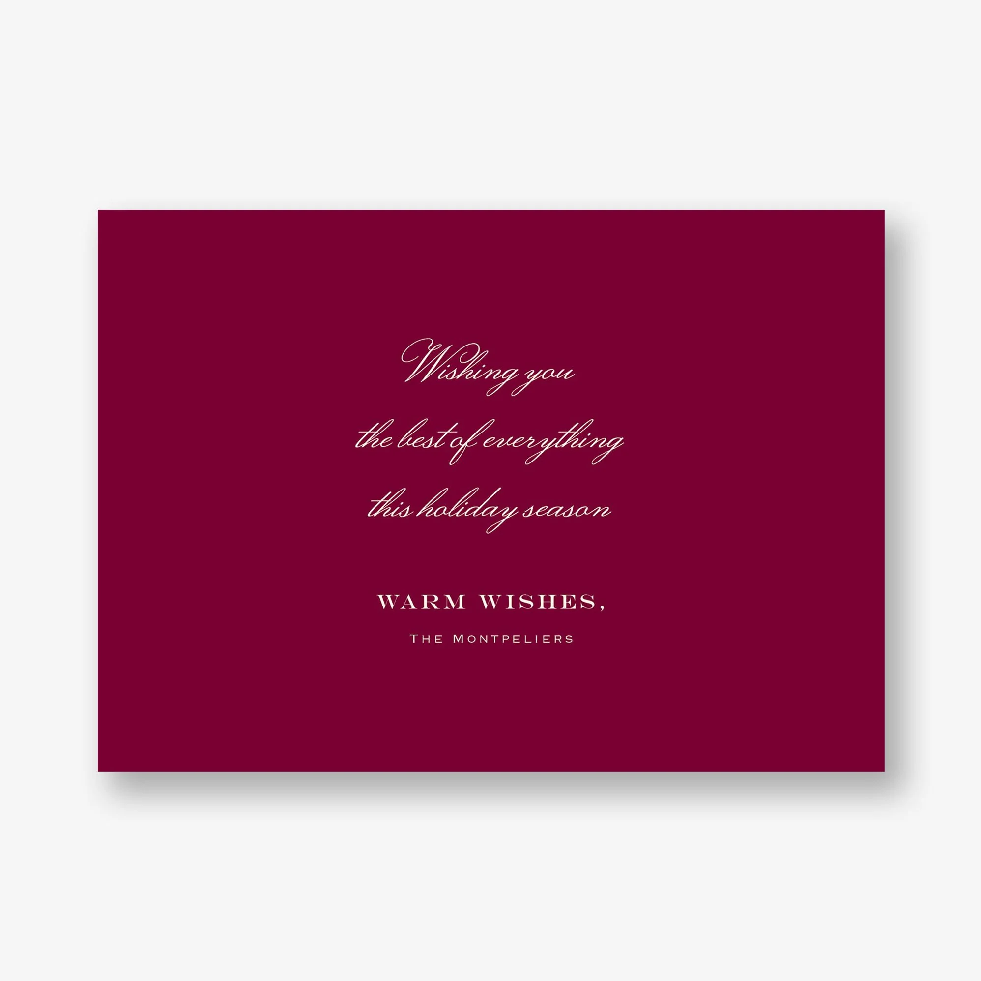 Garnet Tile Frame Holiday Photo Card - Image 2
