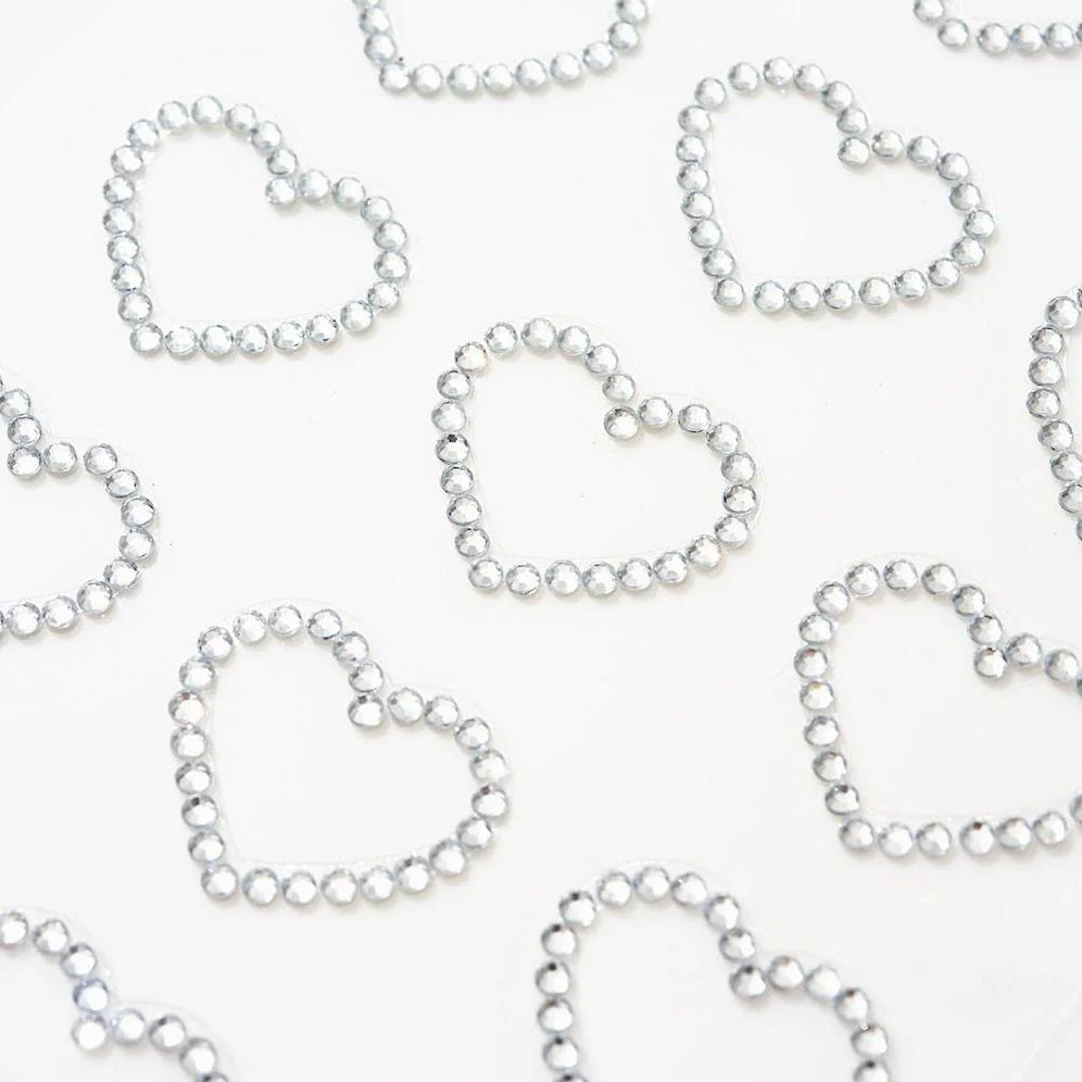 Gemstone Hearts Stickers