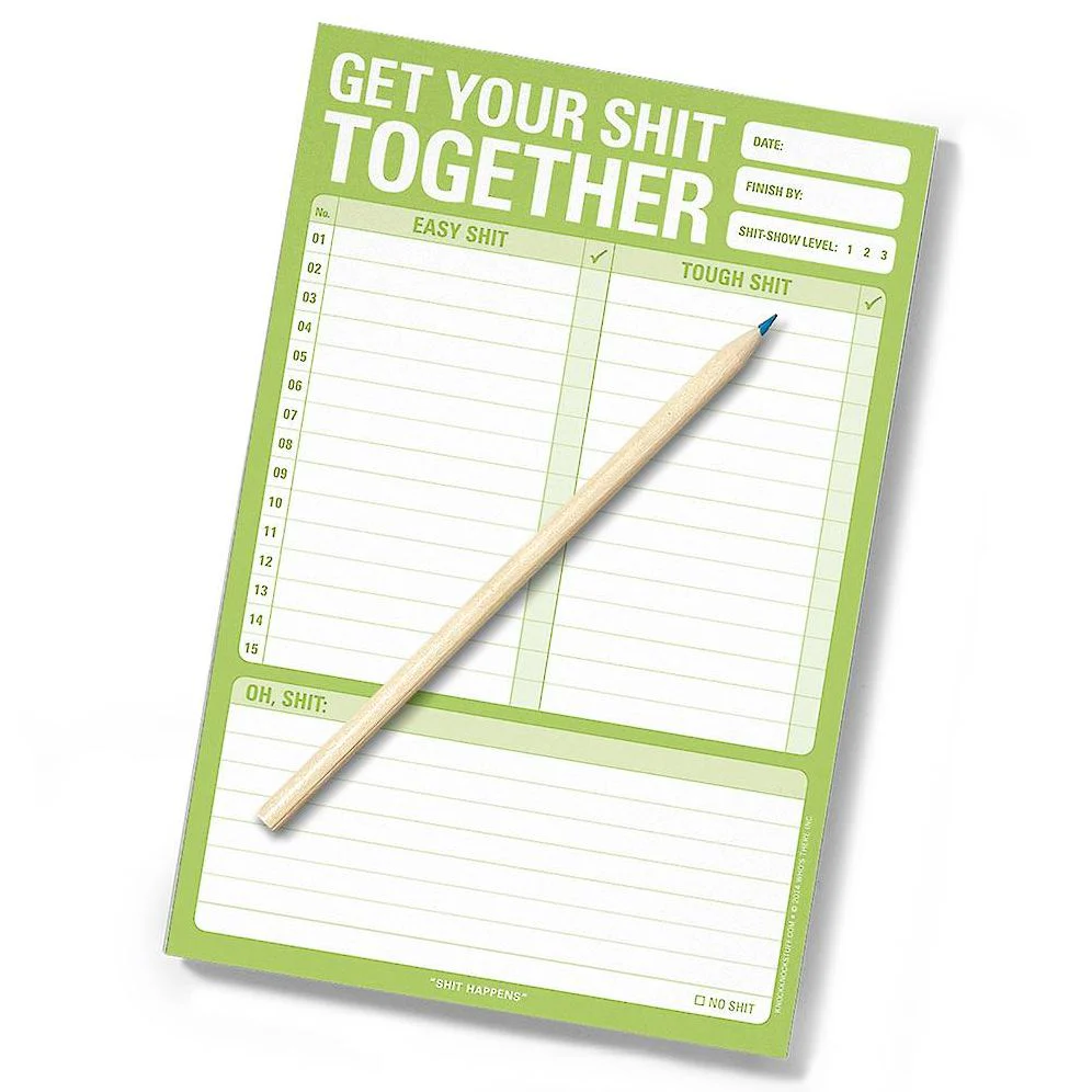 Get Your Shit Together Knock Knock Pad - Image 5