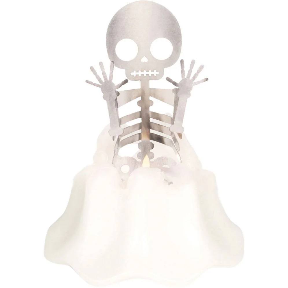 Ghost Skeleton Candle - Image 2
