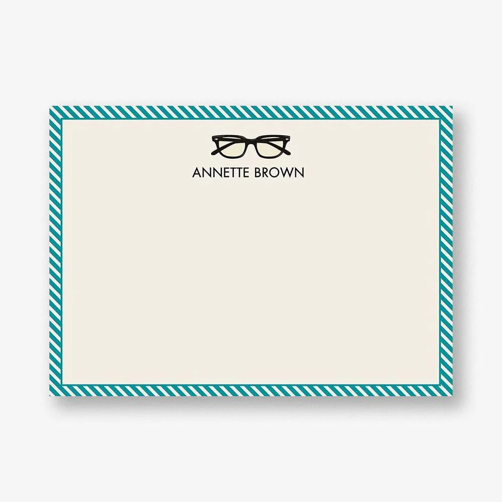Glasses A6 Stationery
