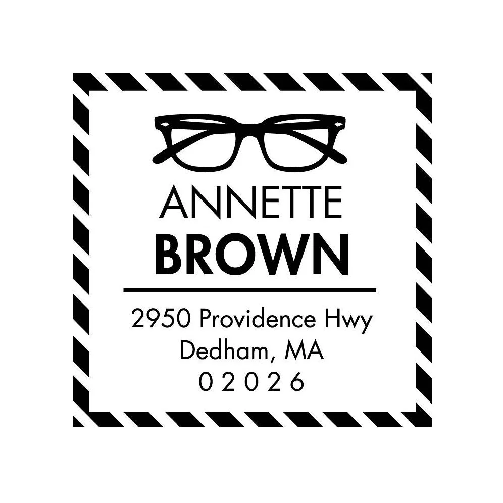 Glasses Custom Stamp and Stamp Tool
