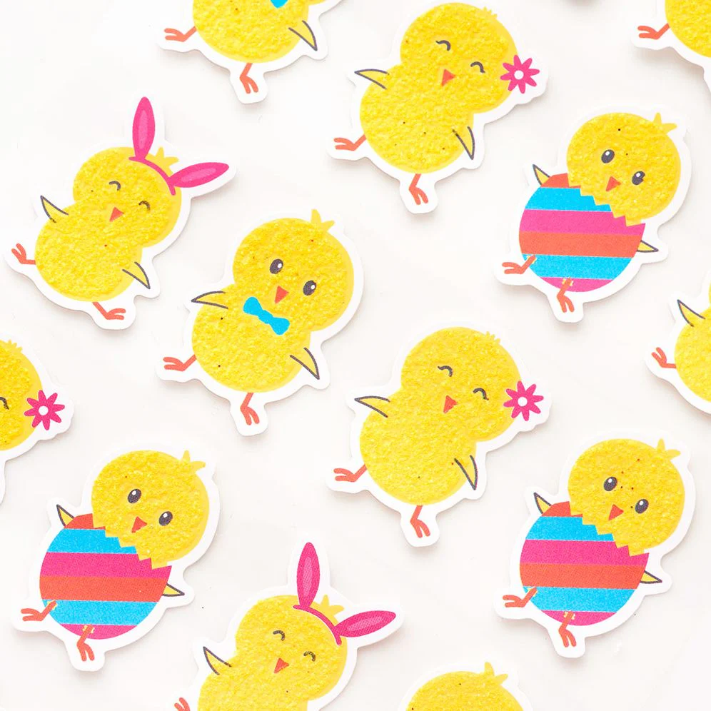 Glitter Chick Stickers - Image 2