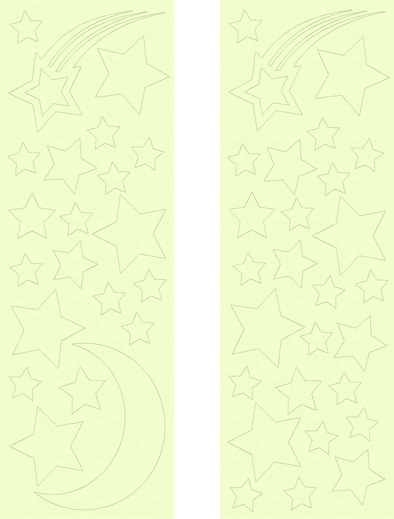 GLOPLAY Glow-in-the-dark stickers Starry Night - Image 3