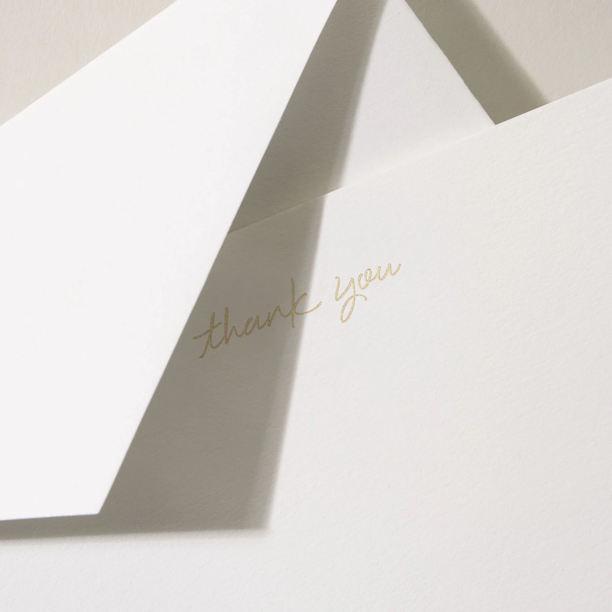 Gold Foil Thank You Note Set - Image 2