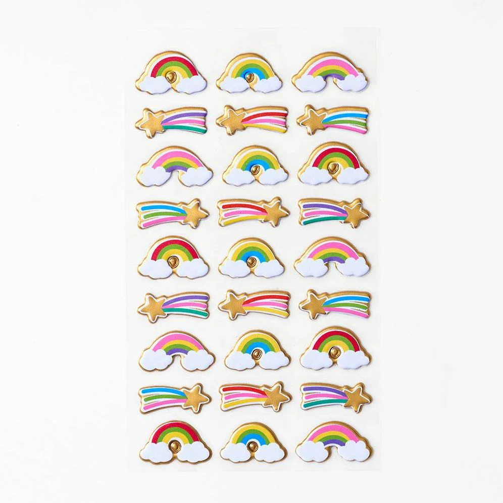 Gold Rainbow Stickers - Image 3
