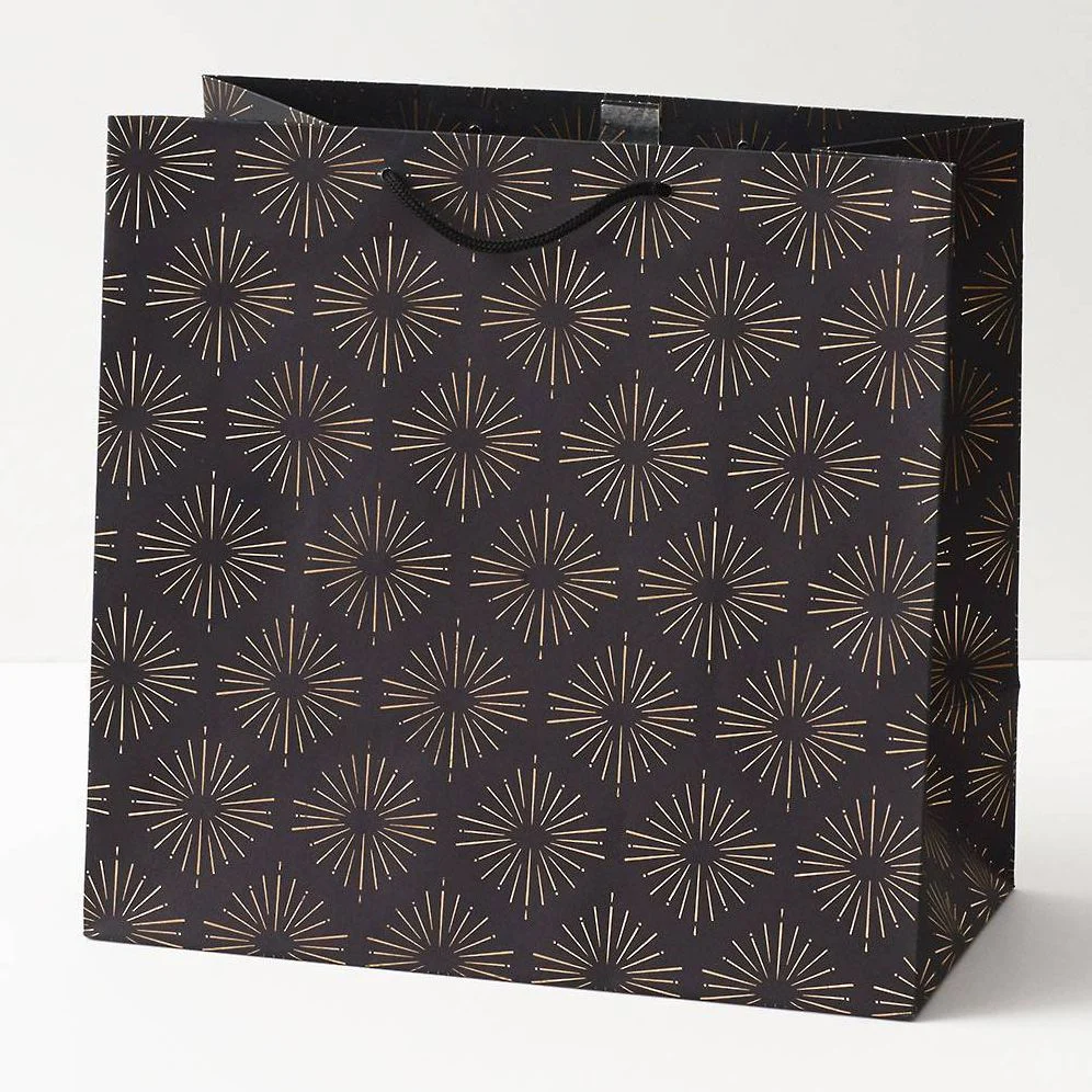 Gold Starburst Large Gift Bag