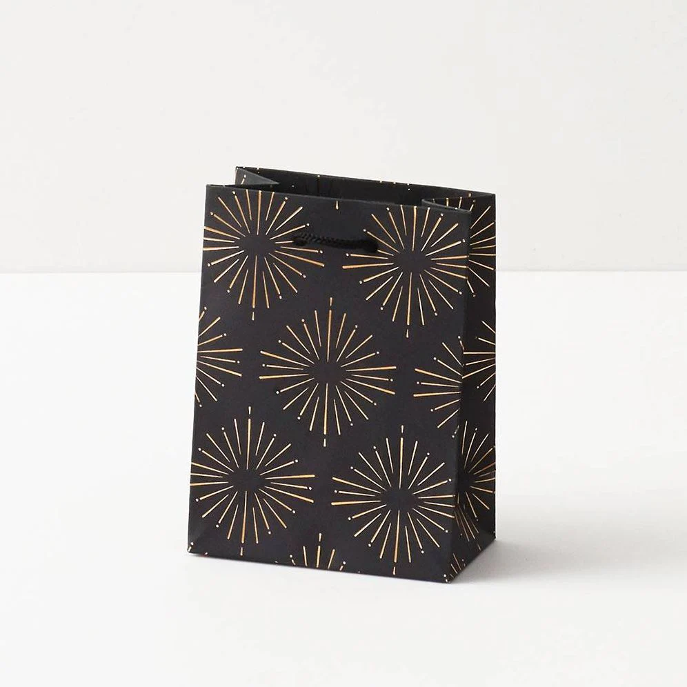 Gold Starburst Small Gift Bag