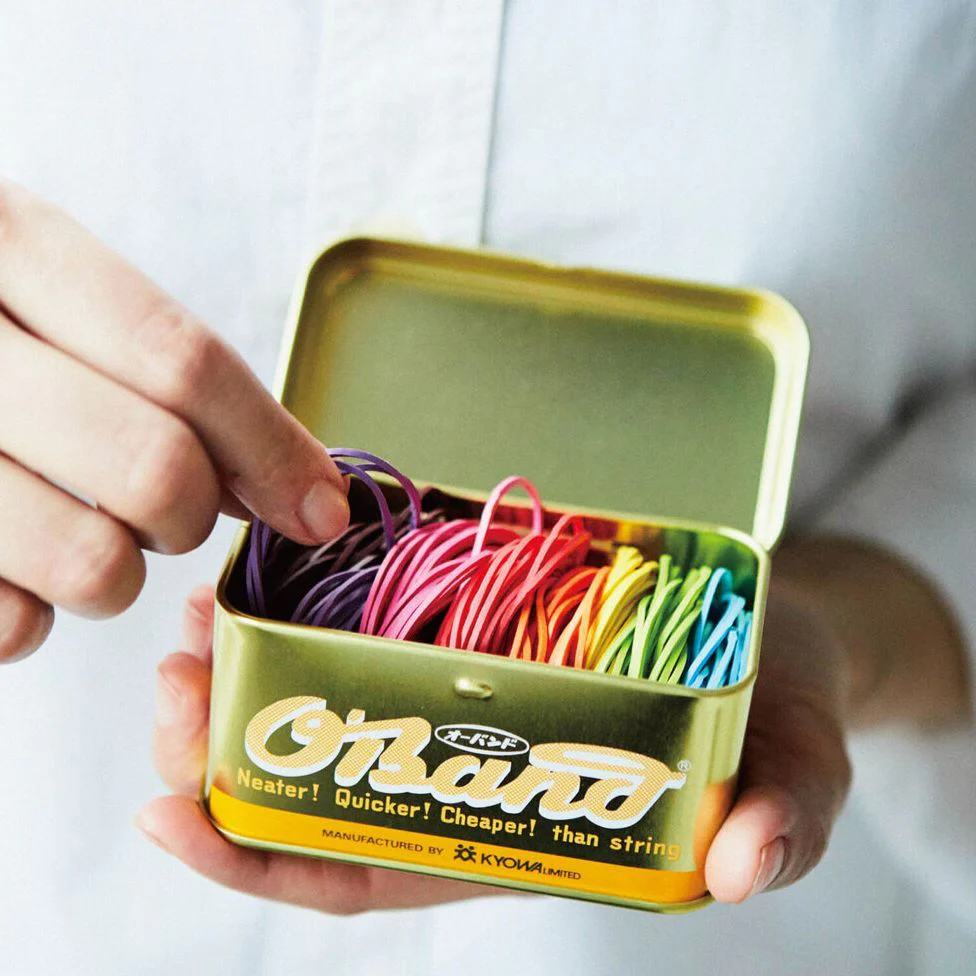 gold tin, 8-color mix, 30 grams of rubber bands - Image 2