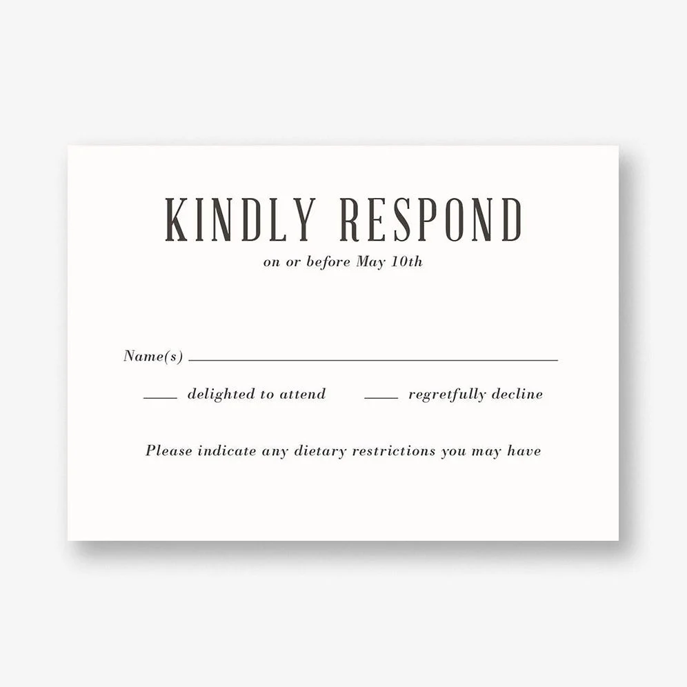 Golden Age Response Card