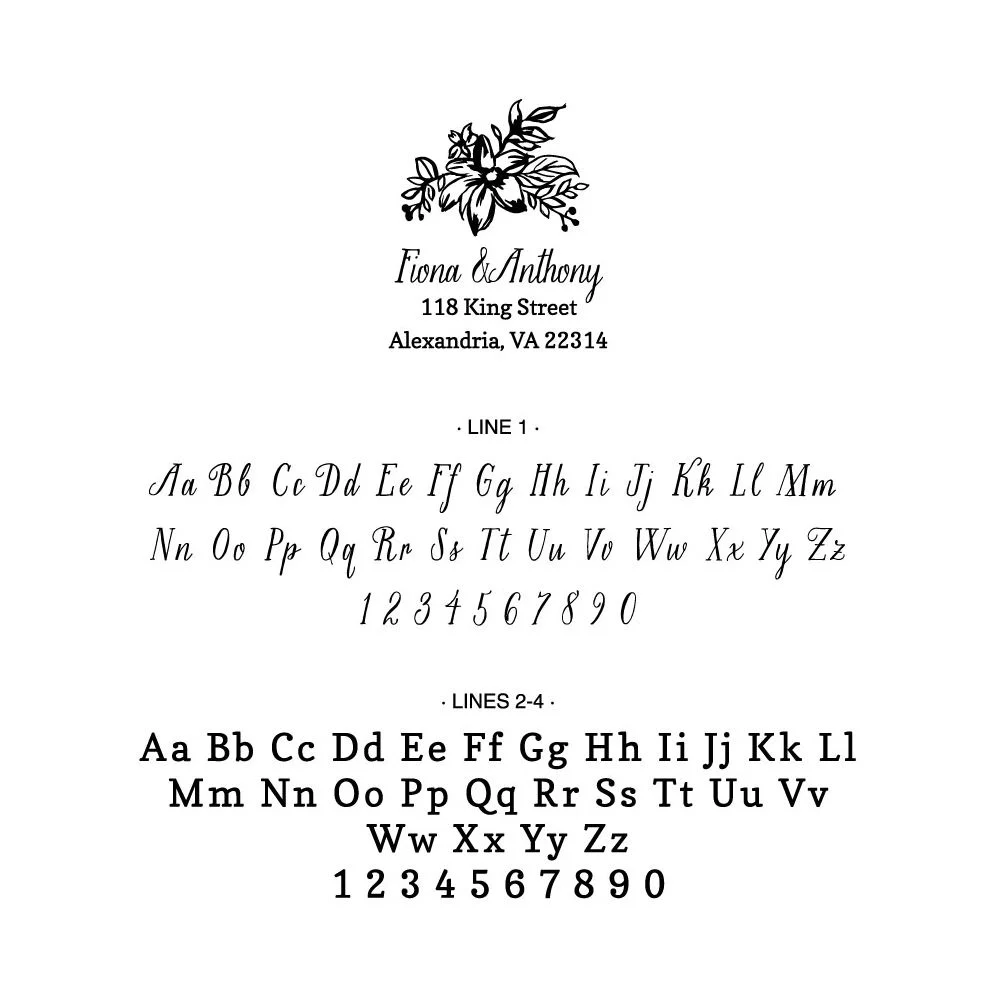 Golden Blooms Custom Stamp and Stamp Tool - Image 2