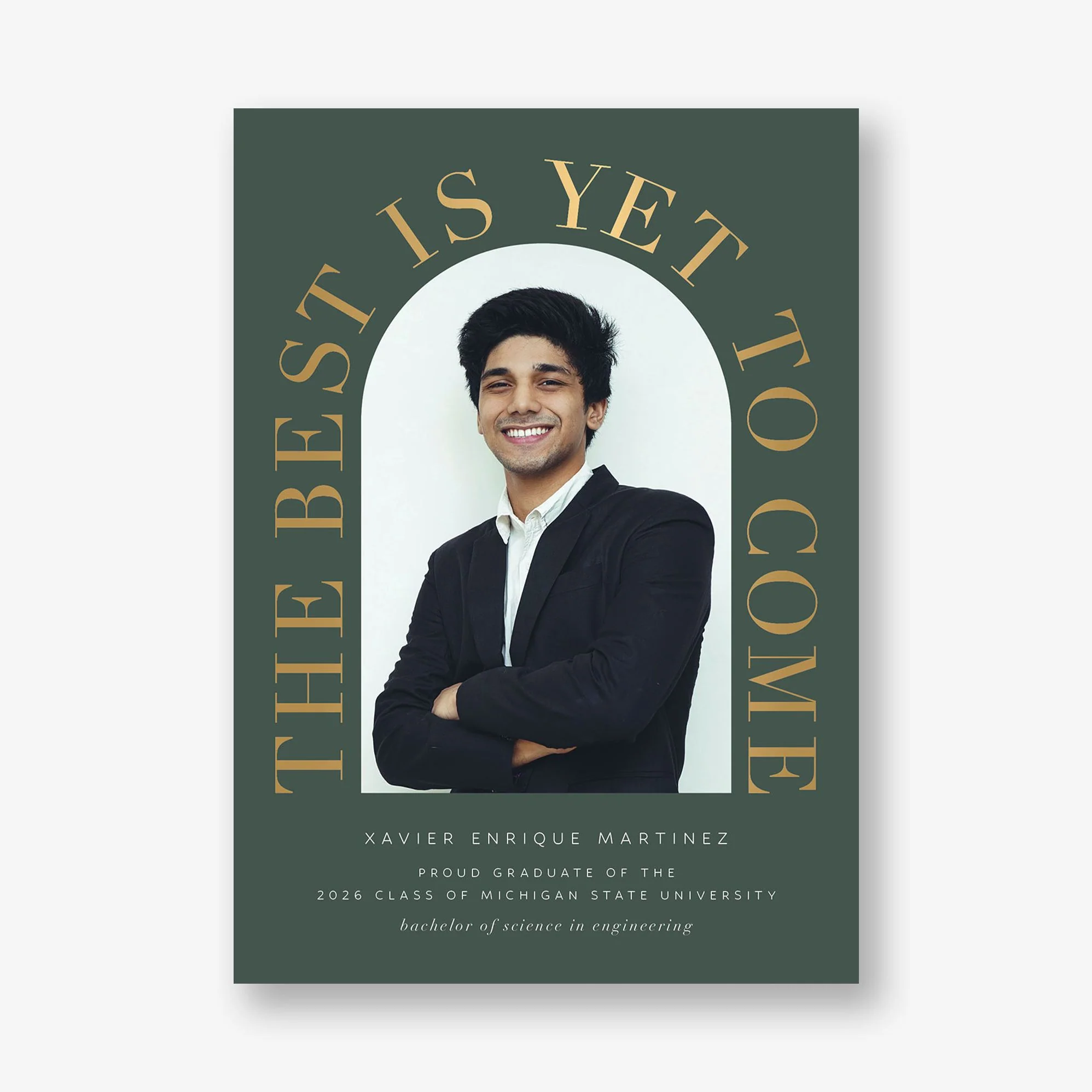 Grand Arch Foil Photo Graduation Announcement - Image 12