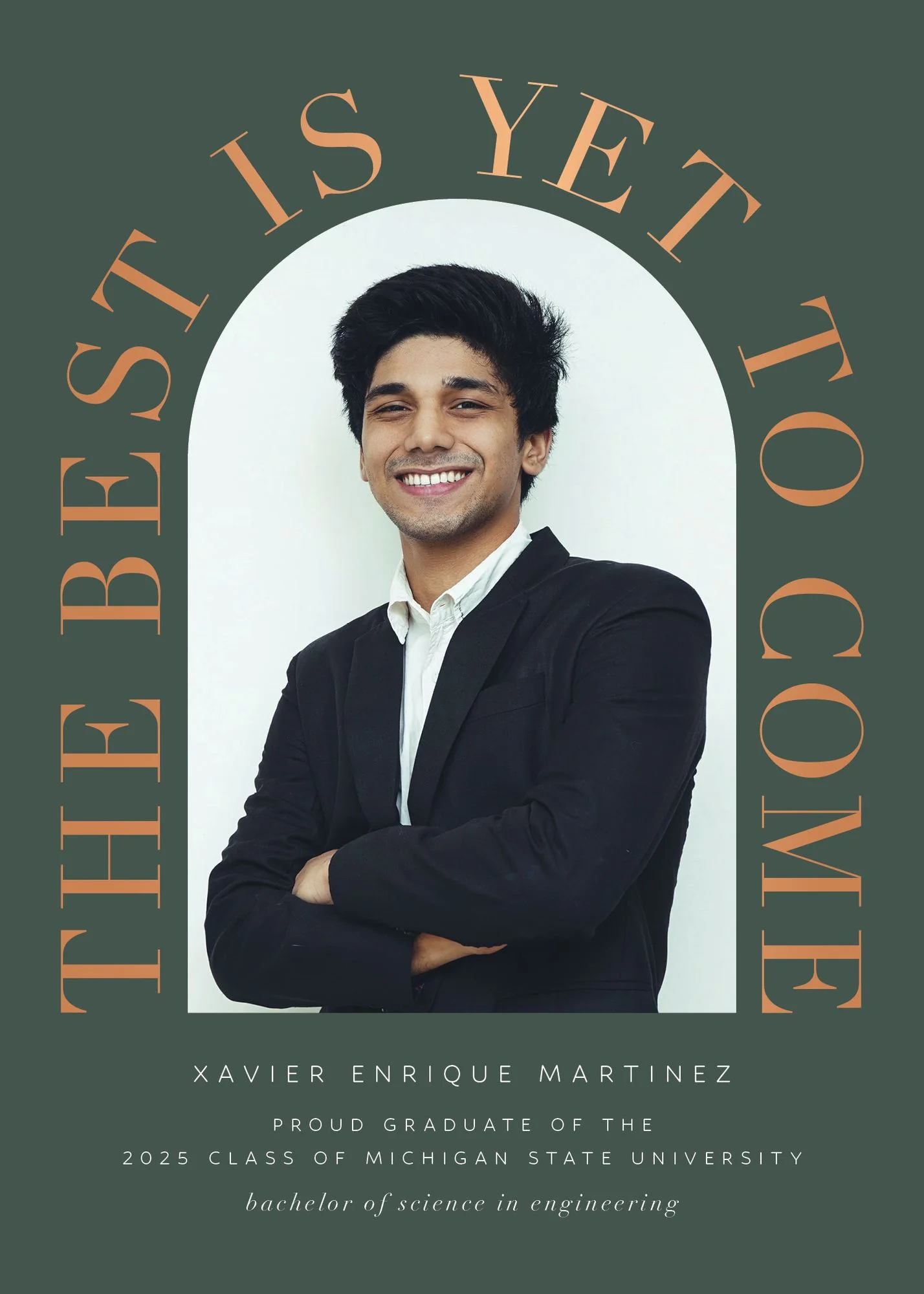 Grand Arch Foil Photo Graduation Announcement - Image 6