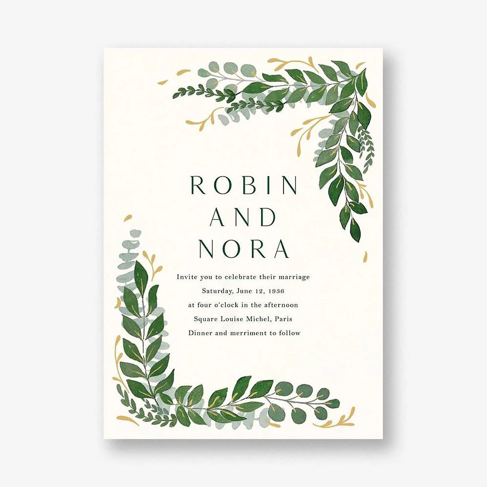 Grandissant Wedding Invitation