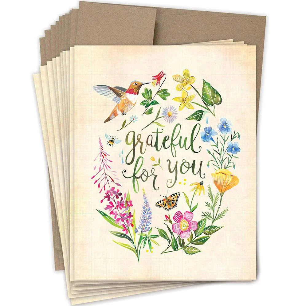 Grateful For You Thank You Card Set - Image 2