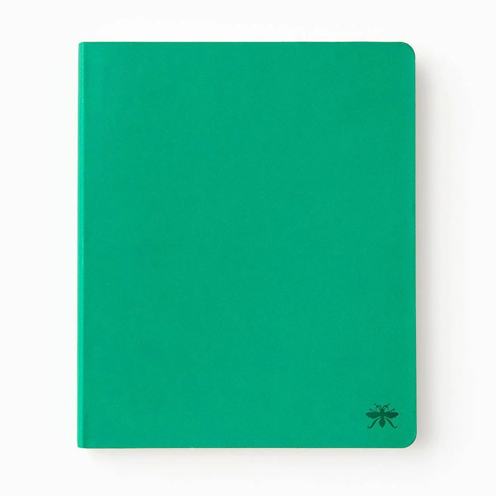 Green Paper Wasp Lined Journal