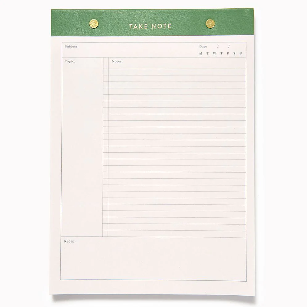 Green Take Note Legal Pad - Image 2
