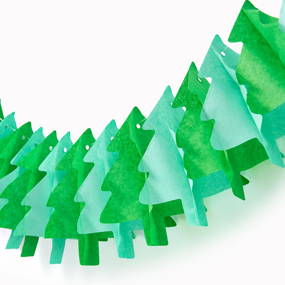 Green Tree Paper Banner - Image 3