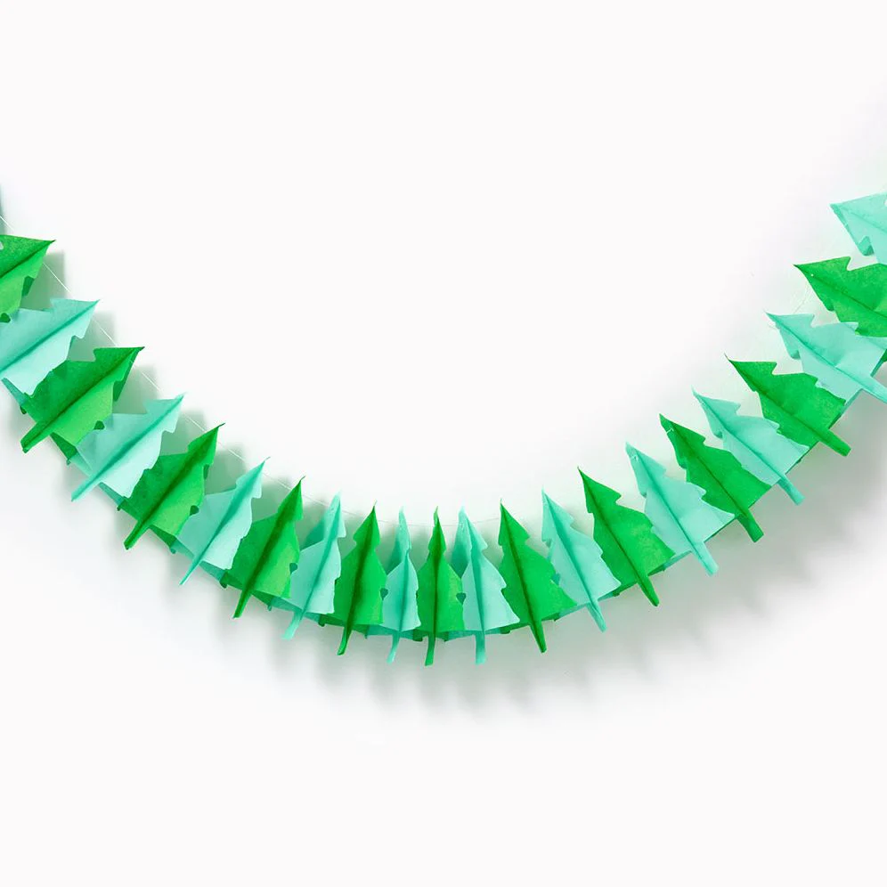 Green Tree Paper Banner - Image 4