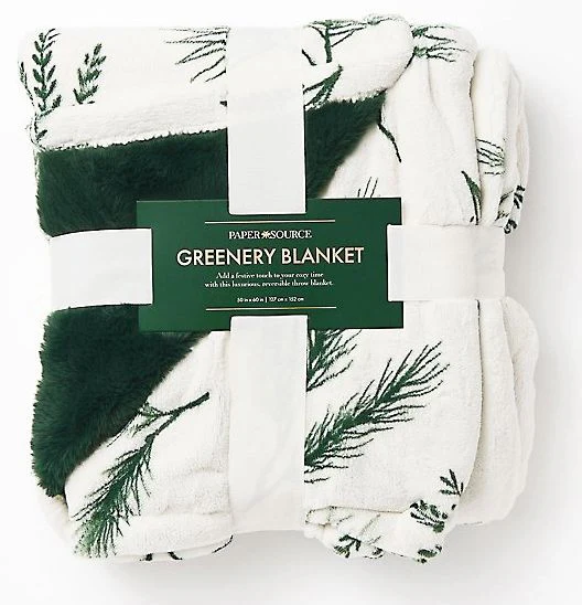 Greenery Throw Blanket - Image 4