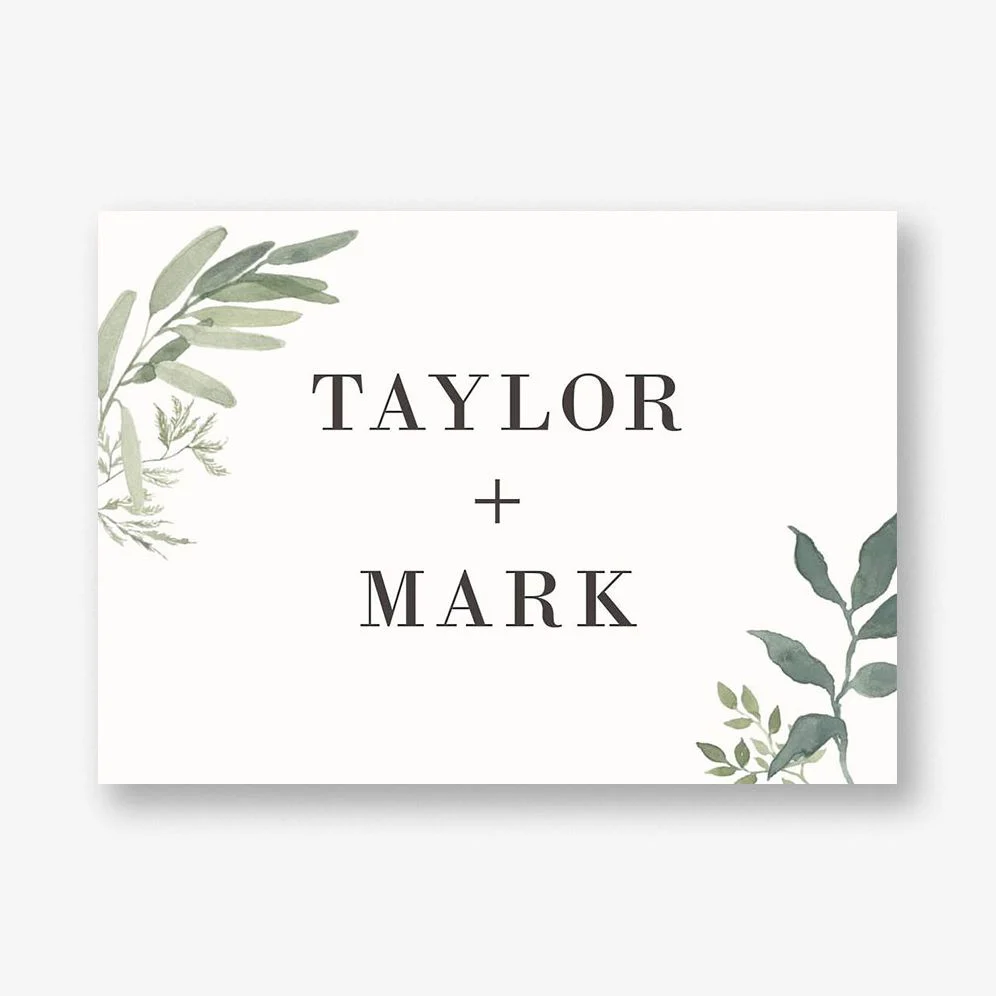 Greenery Wreath Stationery
