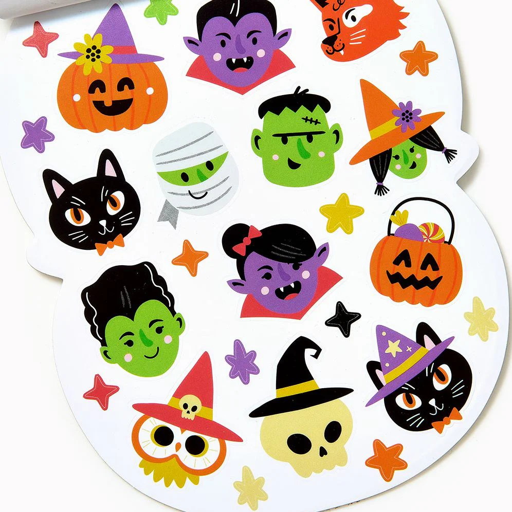 Halloween Cat Sticker Book - Image 4