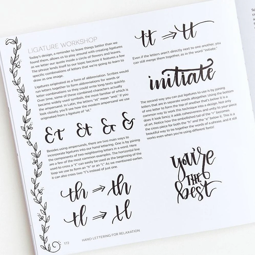 Hand Lettering for Relaxation: An Inspirational Workbook for Creating Beautiful Lettered Art - Image 3