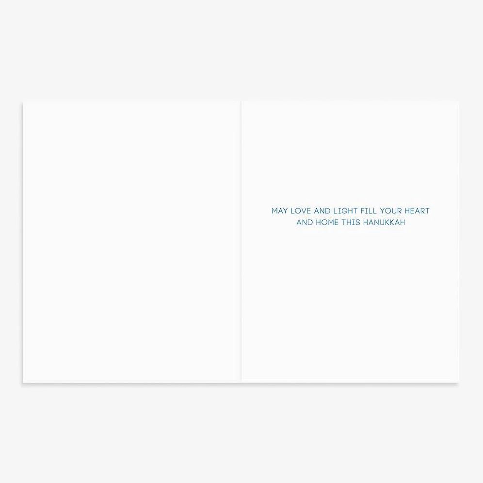 Hanukkah Candles Greeting Card - Image 2