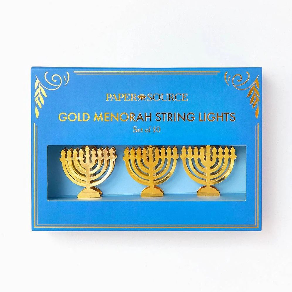 Hanukkah String Lights, Set of 10