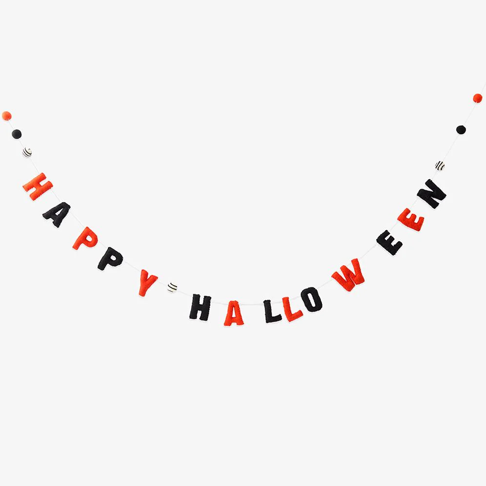 Happy Halloween Felt garland - Image 2